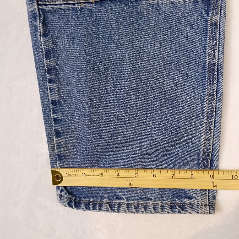 Wrangler Riggs Workwear Mens Blue Double Knee Carpenter Jeans 38x32 FITS 38X31 - Picture 6 of 15